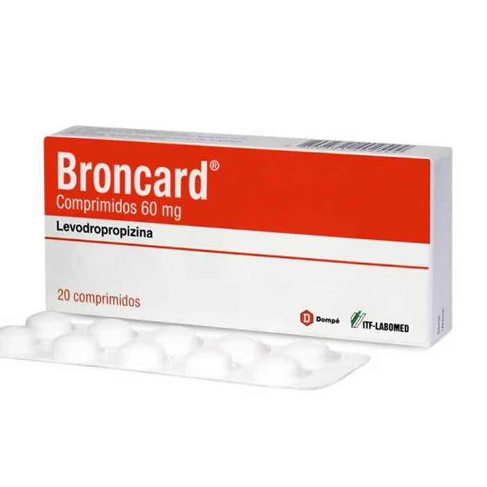 BRONCARD COMP 60 MG CJ X 20 COMP REC