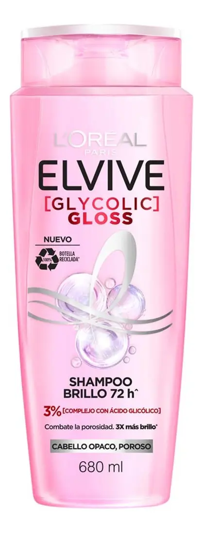 ELVIVE GLYCOLIC GLOSS  SHAMPOO 680 ML