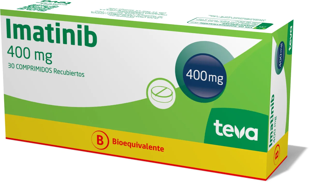 IMATINIB 400 MG CJ X 30 COMPRIMIDOS RECUBIERTOS LAB. CHILE