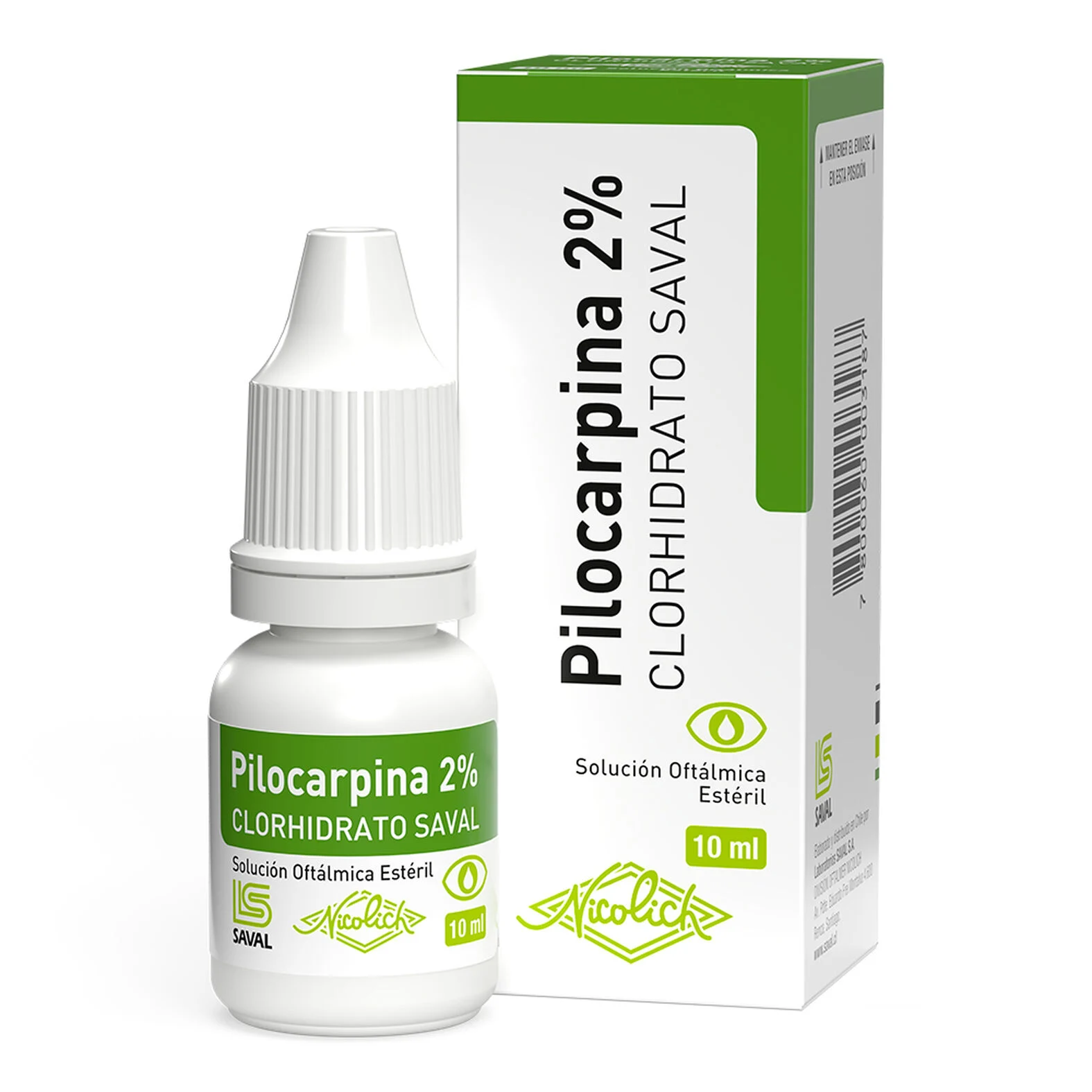 PILOCARPINA SOL OFT 2% 10 ML