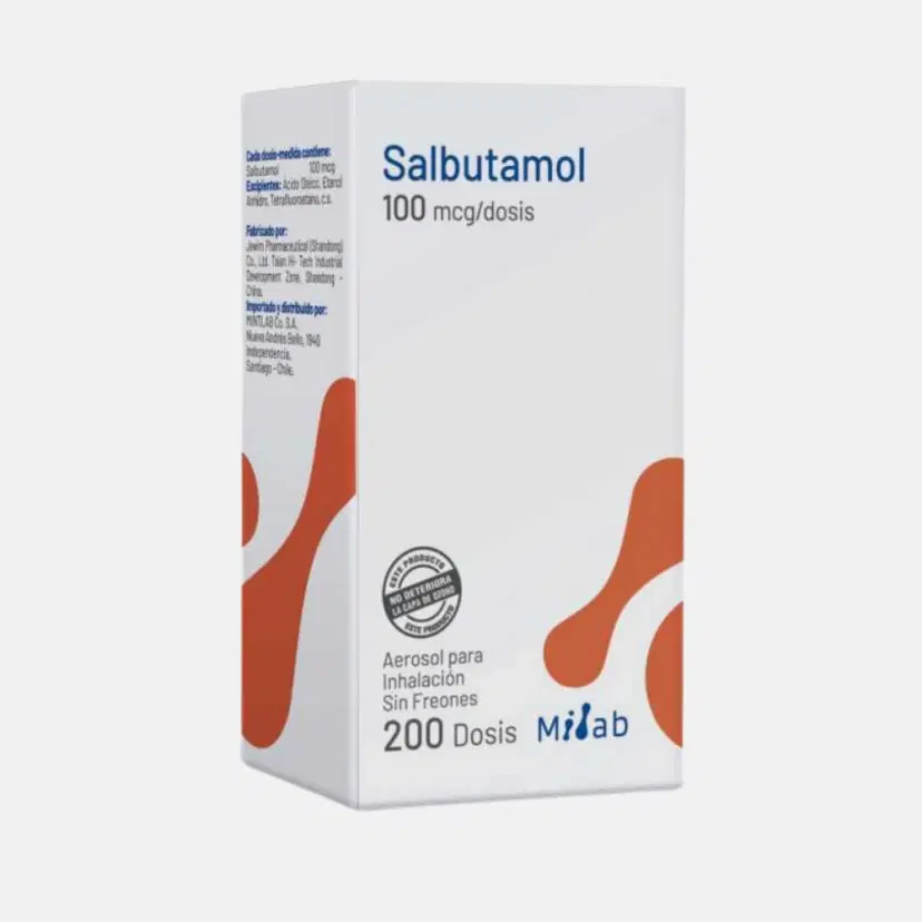 SALBUTAMOL 100MCG AEROSOL X 200DS