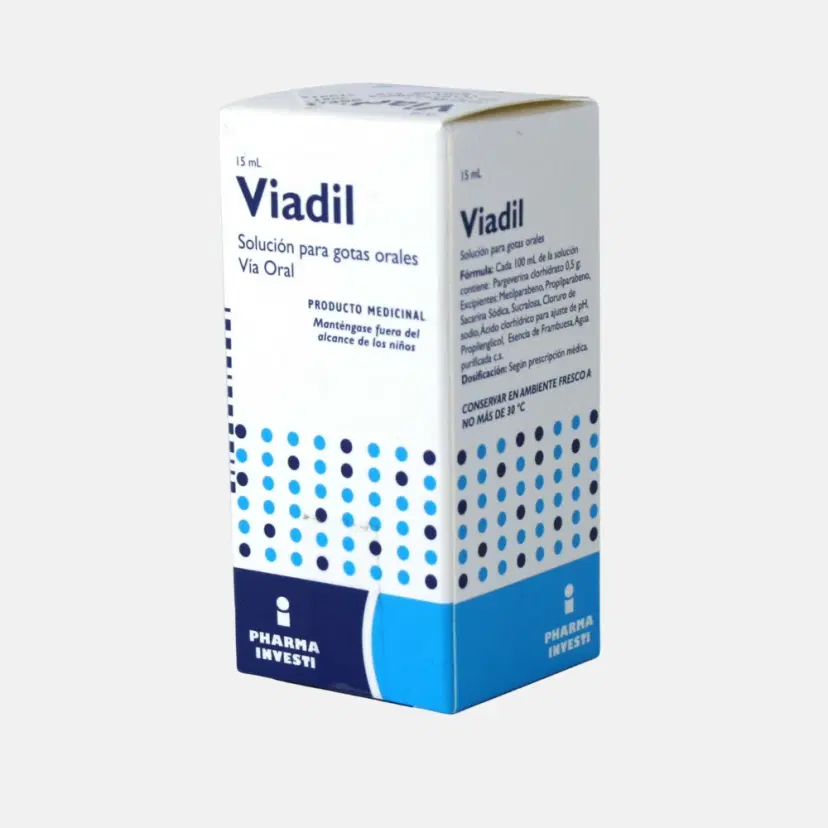 VIADIL PARGEVERINA CLORHIDRATO 5MG/ML GTS 15ML