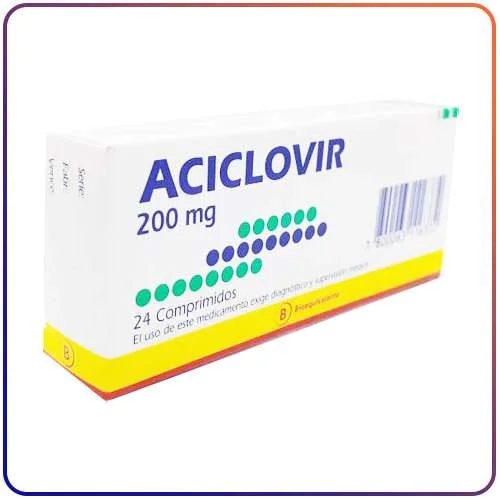 ACICLOVIR 200 MG CJ X 24COMP