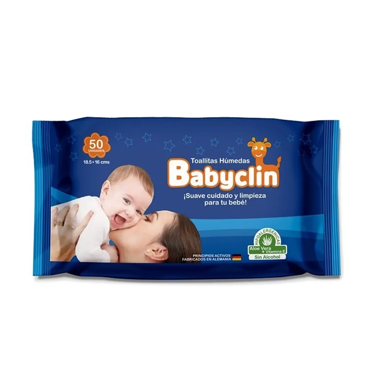 BABYCLIN TOALLITAS HUMEDAS BEBE X 50 UND