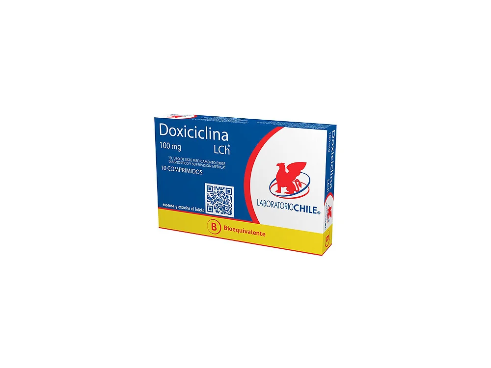 DOXICICLINA 100 MG CJ X 10 COMP