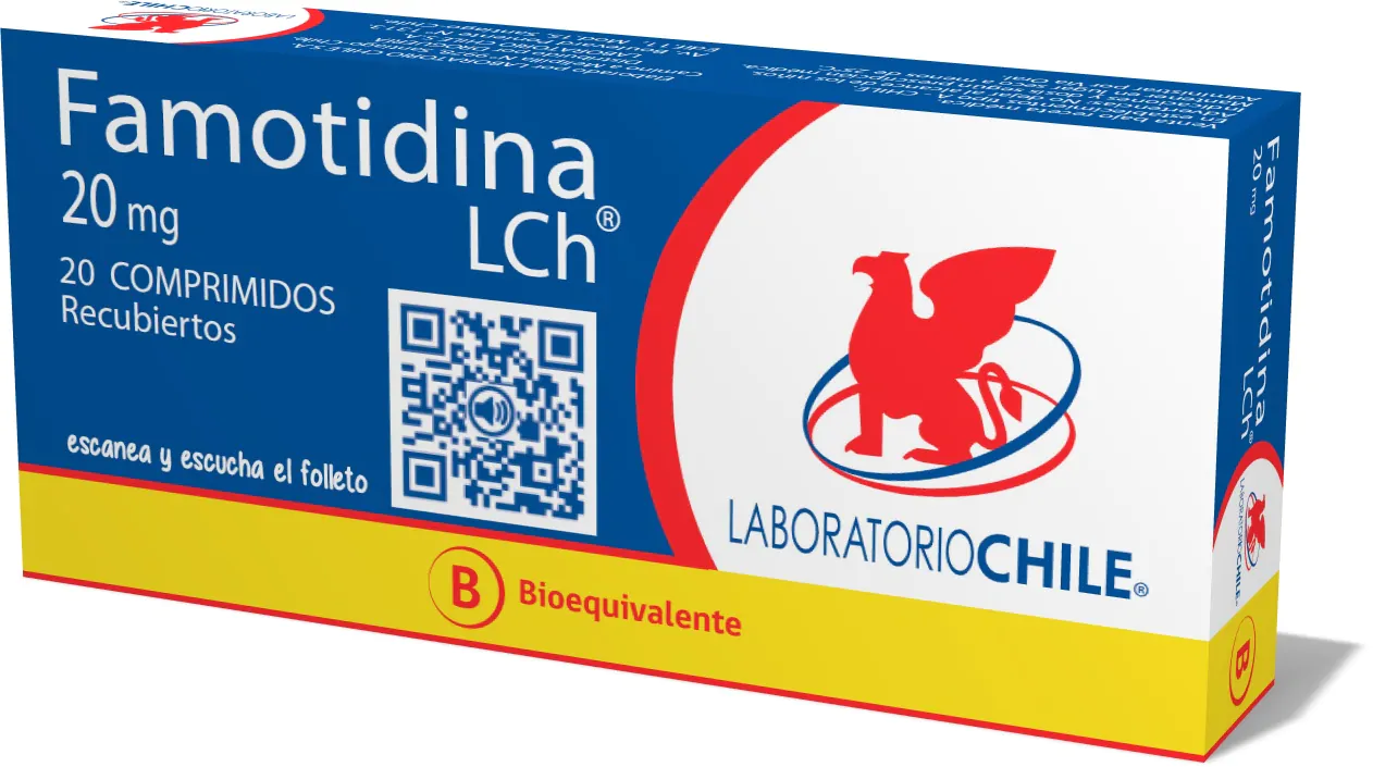 FAMOTIDINA 20MG X 20 COMP REC
