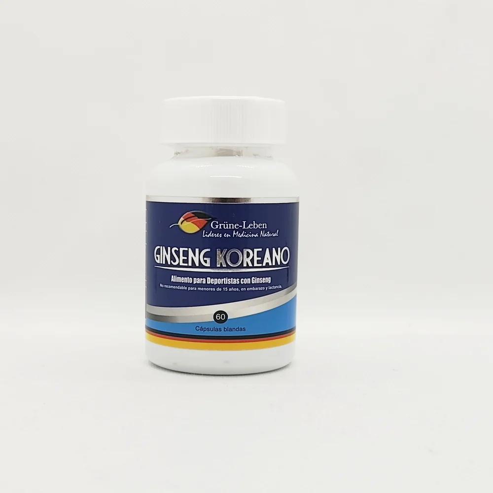GINSENG KOREANO X 60 CAPS BLANDAS