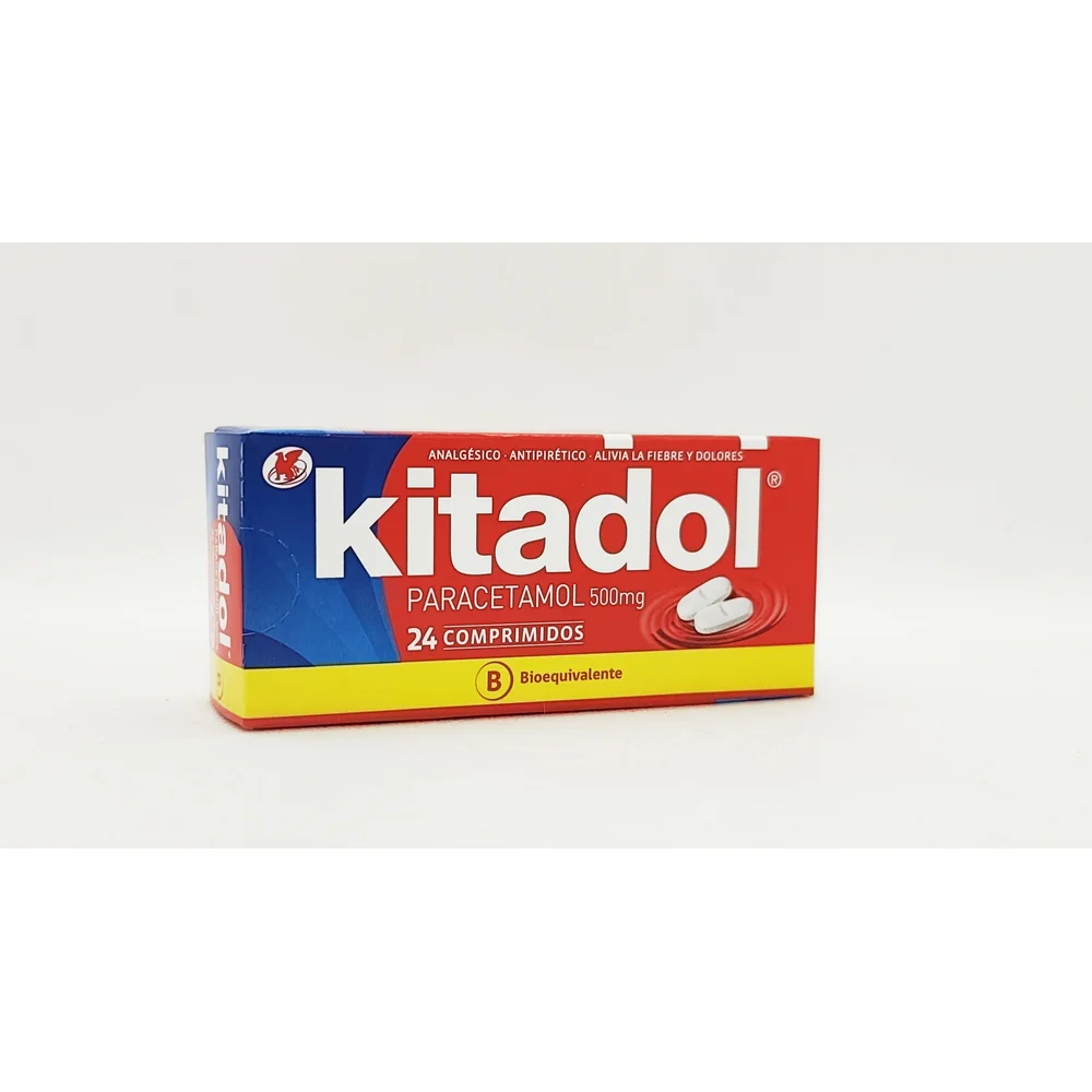 KITADOL 500 MG CJ X 24 COMPRIMIDOS (PARACETAMOL)
