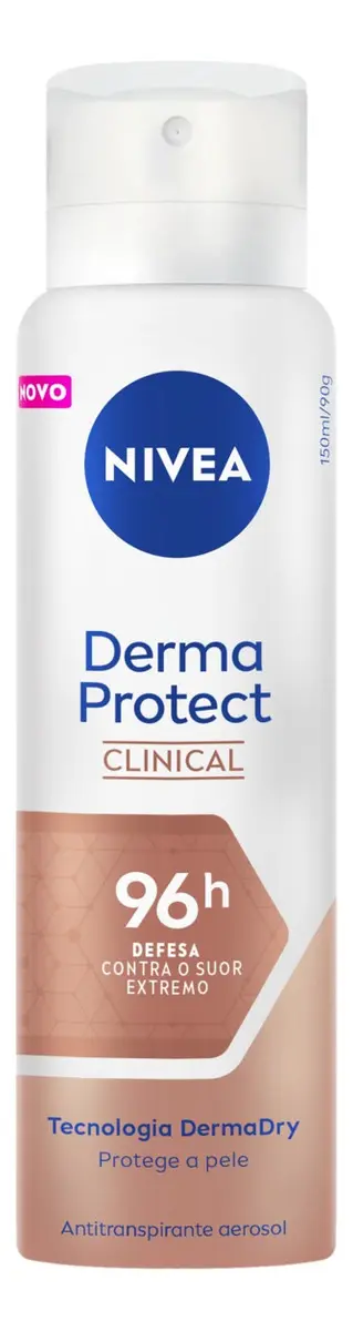 DESODORANTE NIVEA CLINICAL DERMA CONTROL EXTRA PROTECCION MUJER SPRAY 150 ML