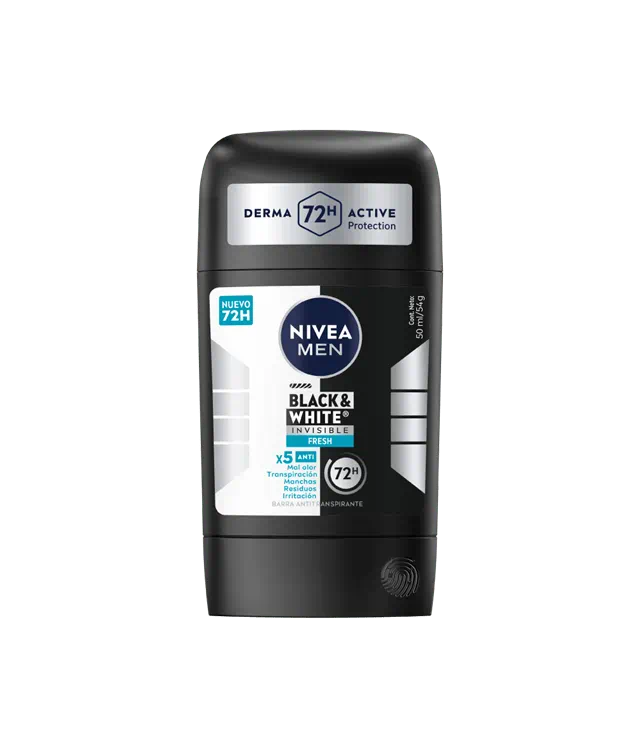 DESODORANTE NIVEA MEN BLACK &WHITE INVISIBLE STICK 54G