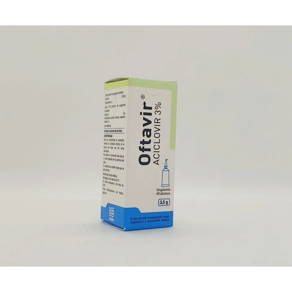 OFTAVIR 3% X 3,5 GR UNG OFTALMICO