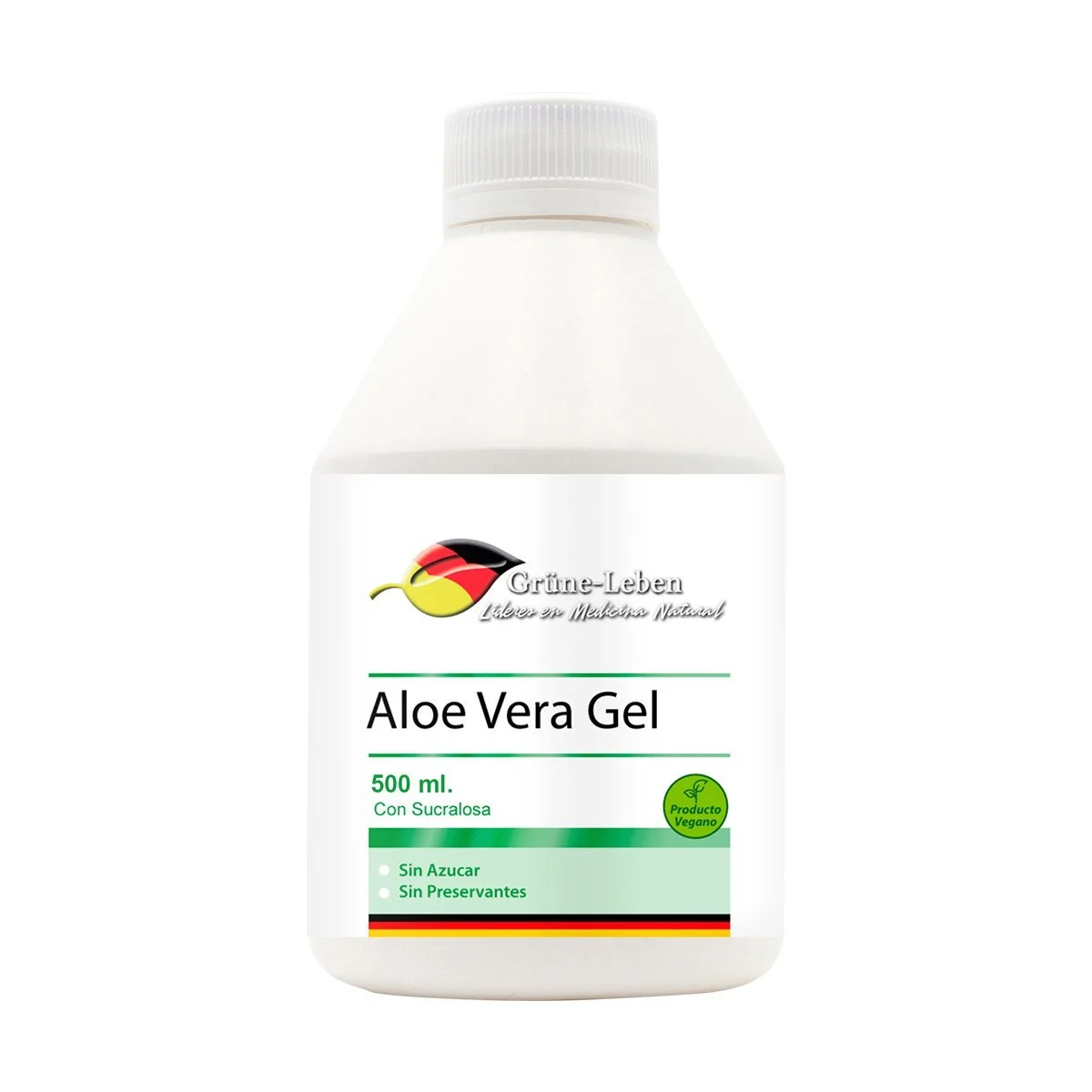 ALOE VERA GEL VEGANO  C/SUCRALOSA X 500 ML