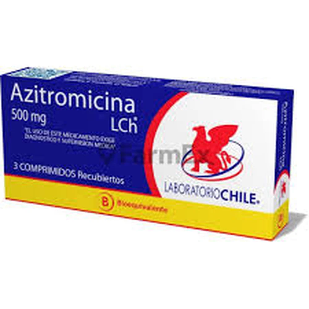 AZITROMICINA 500MG CJ X 3 COMP RECUBIETOS