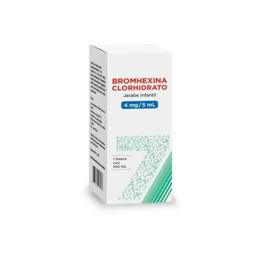 BROMHEXINA 4MG/5ML JARABE INFANTIL X 100 ML