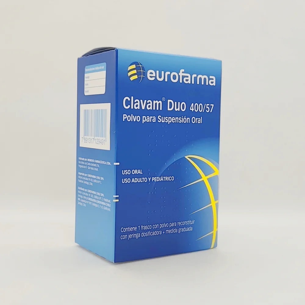 CLAVAM DUO 400/57 POLVO PARA SUSPENSION ORAL