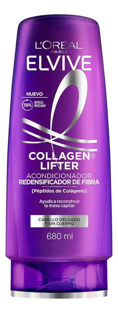 ELVIVE COLLAGEN LIFTER ACONDICIONADOR REDENSIFICADOR FIBRA 680 ML