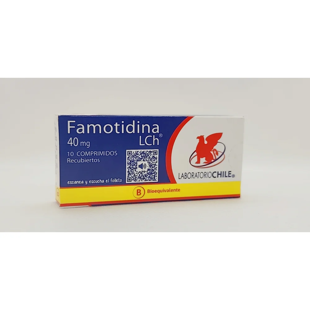 FAMOTIDINA 40 MG CJ X 10 COMP REC