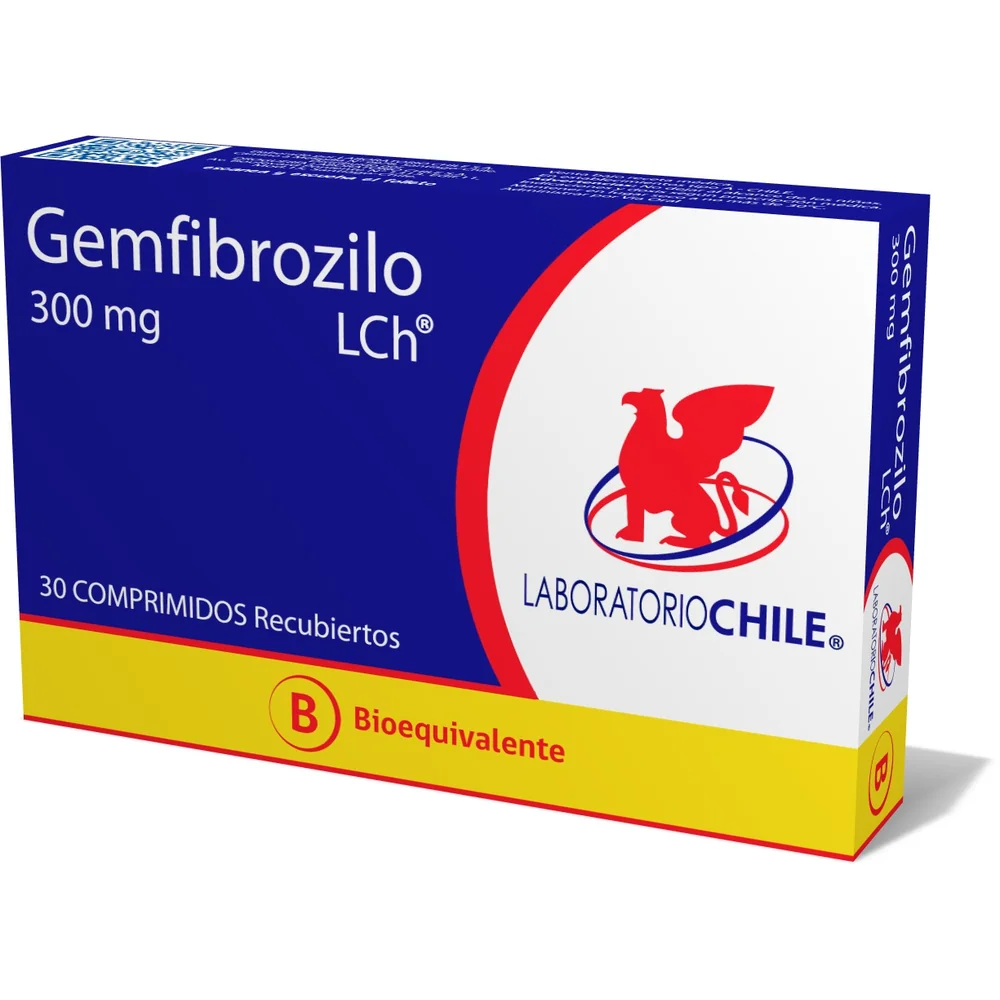 Gemfibrozilo 300 MG X 30 COMPRIMIDOS RECUBIERTOS