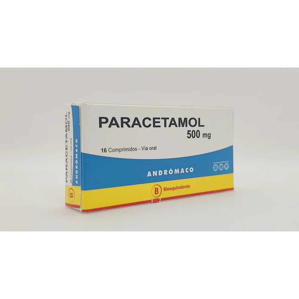 PARACETAMOL 500MG CJ X 16 COMPRIMIDOS