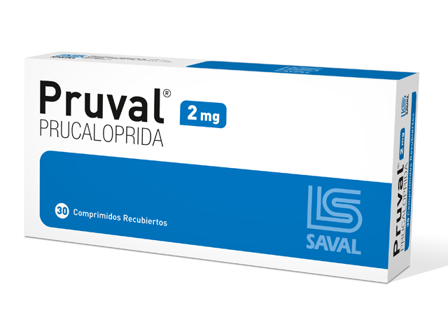 PRUVAL 2 MG  CJ X 30 COMPRIMIDOS RECUBIERTOS (PRUCALOPRIDA)