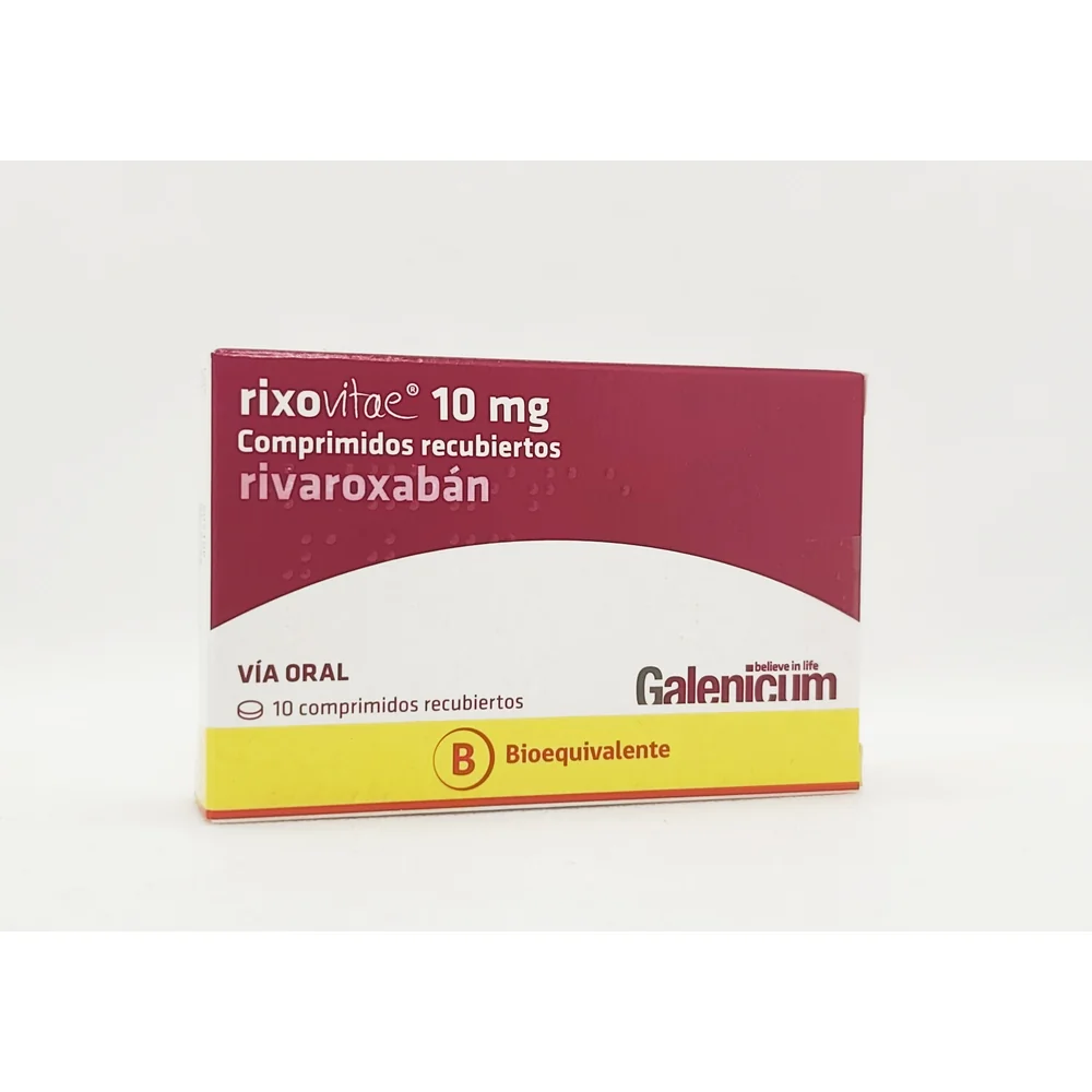RIXOVITAE 10MG CJ X 10 COMP RECUBIERTOS