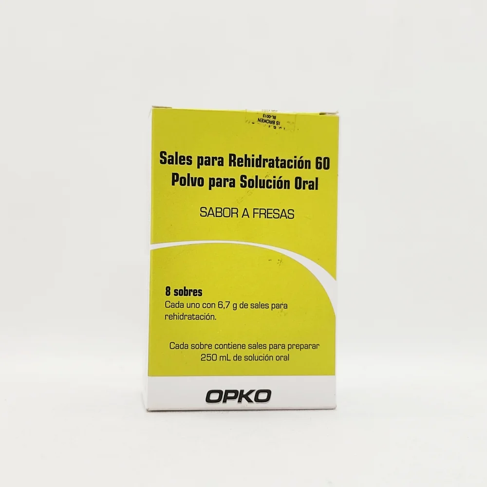 SALES REHIDRATACION 60 MG X 8 SOBRES