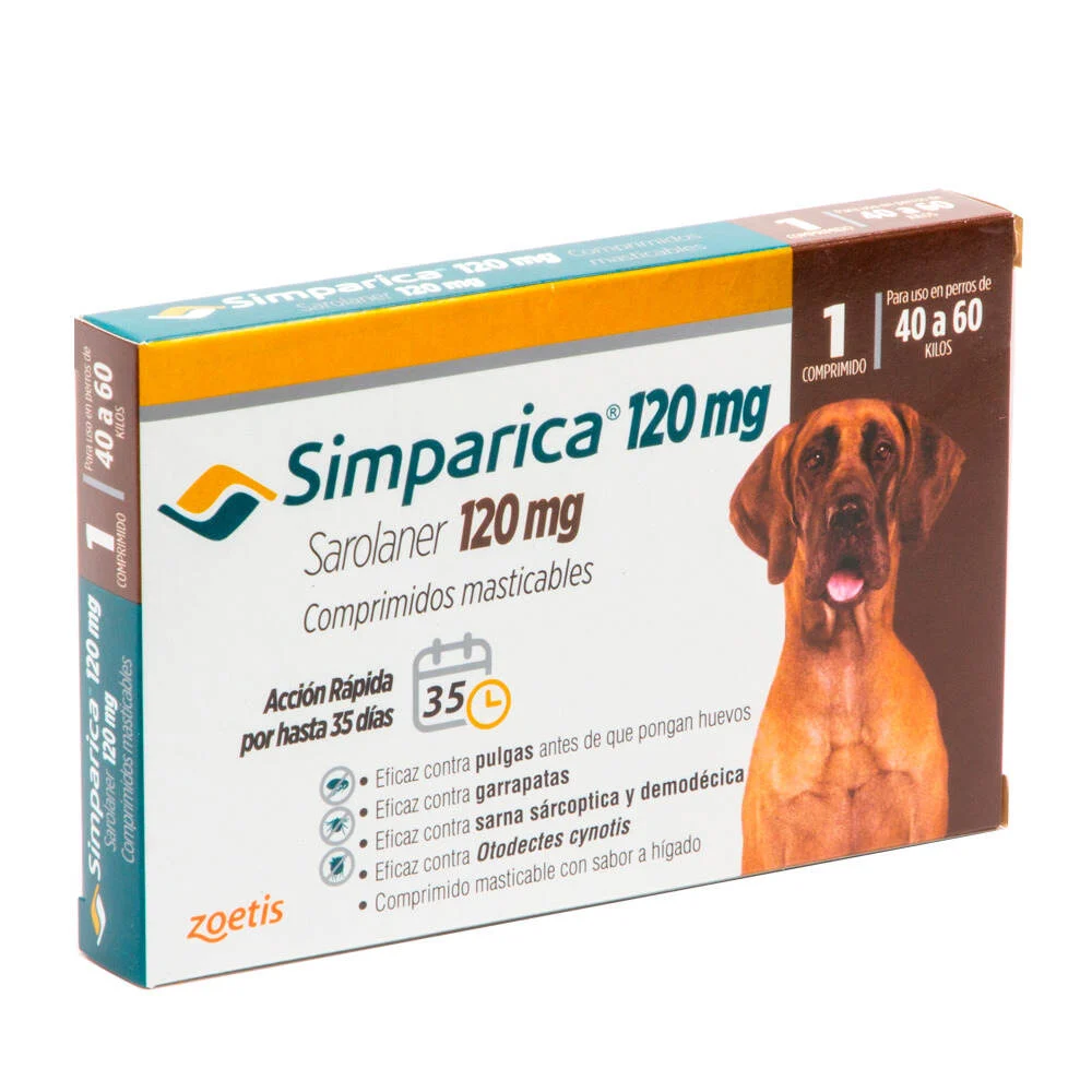 SIMPARICA 120MG.40.1A60KG.1COM.