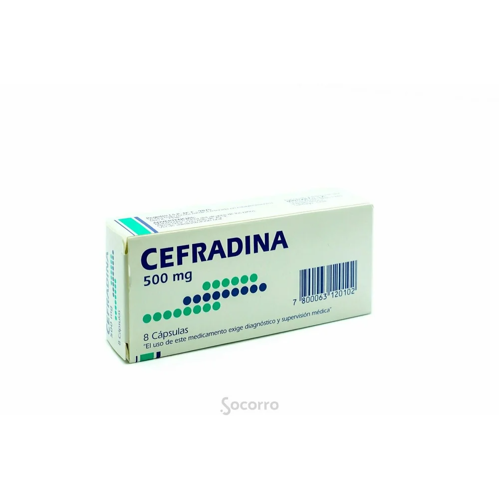 CEFRADINA 500 MG X 8 CAPSULAS