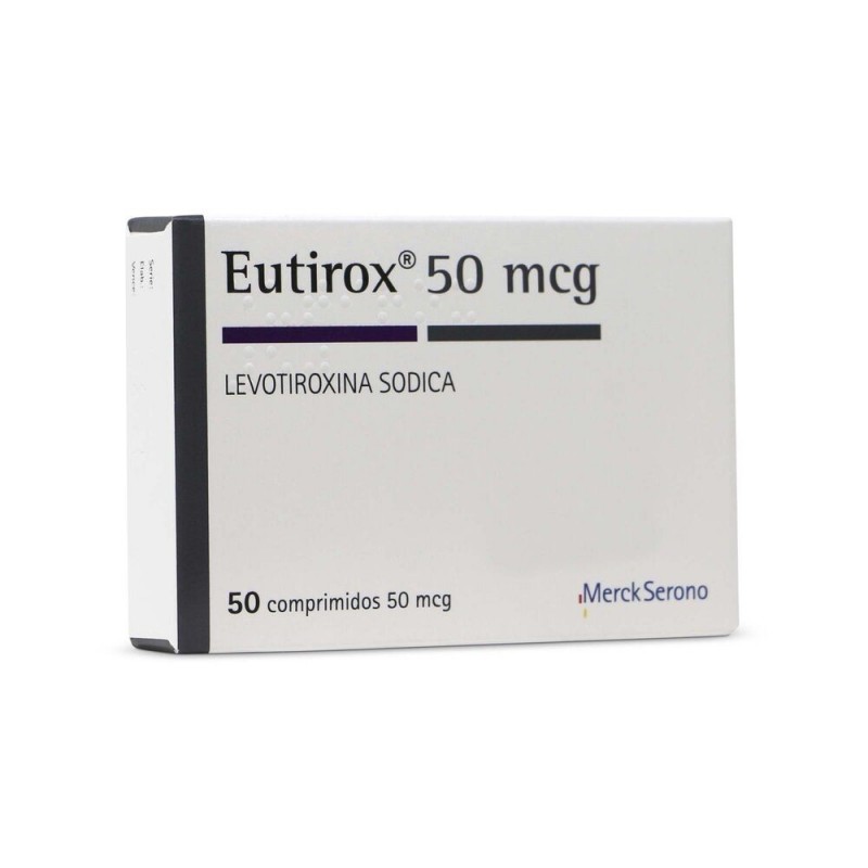 EUTIROX 50 MCG X 50 COMPRIMIDOS (LEVOTIROXINA)