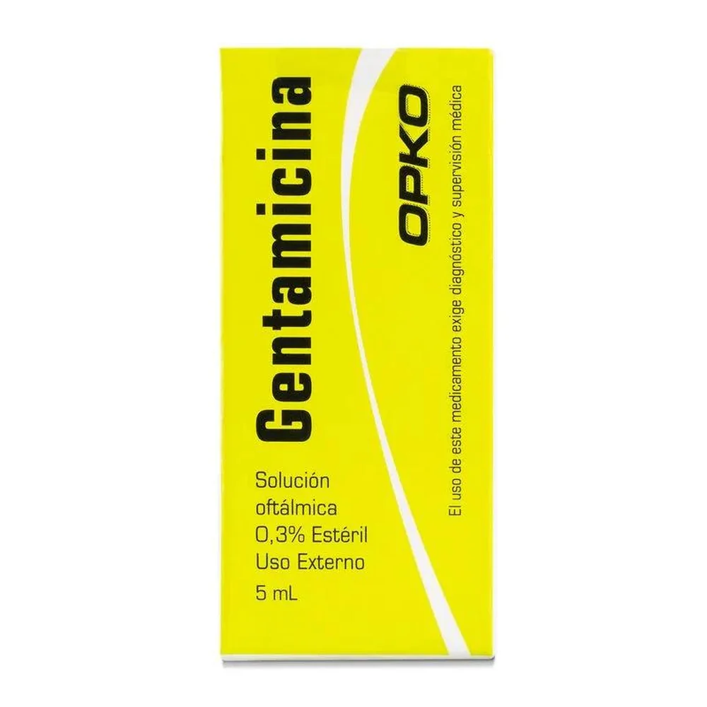 Gentamicina Solución Oftálmica 0,3% x 5ml