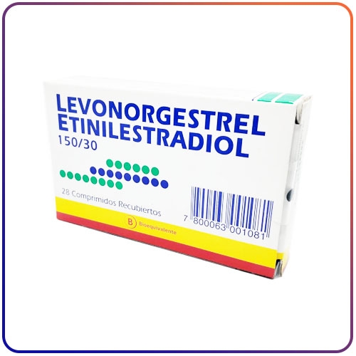 LEVONORGESTREL ETINILESTRADIOL 28 COMPRIMIDOS RECUBIERTOS