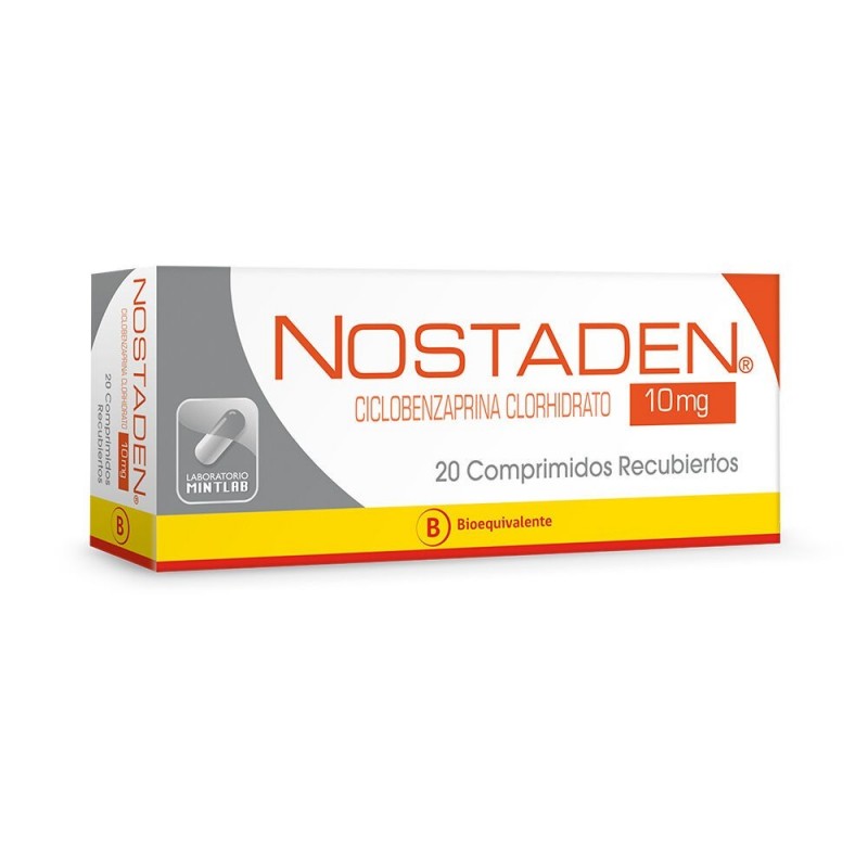 NOSTADEN 10 MG X 20 COMP RECUBIERTOS (CICLOBENZAPRINA)