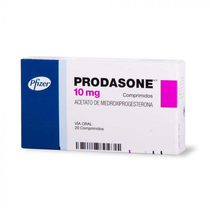 PRODASONE 10 MG 20 COMPRIMIDOS (MEDROXIPROGESTERONA)