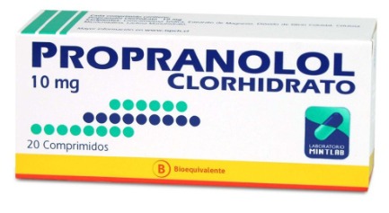 PROPRANOLOL 10 MG 20 COMPRIMIDOS