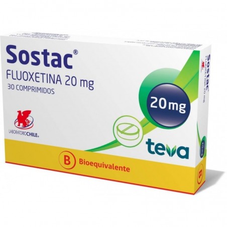 SOSTAC 20 MG X 30 COMPRIMIDOS (FLUOXETINA)