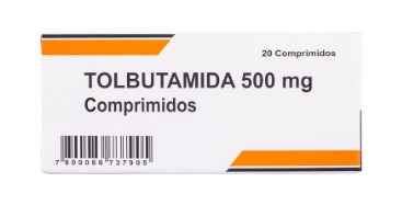 TOLBUTAMIDA 500MG 20 COMPRIMIDOS