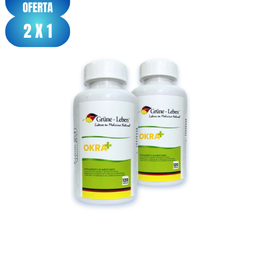 PACK 2 X 1  OKRA+ X 120 CAPSULAS