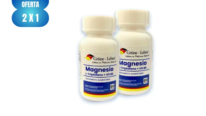 PACK 2 X 1 MAGNESIO/L-TRIPTOFANO /VIT B6 X 60 CAPS